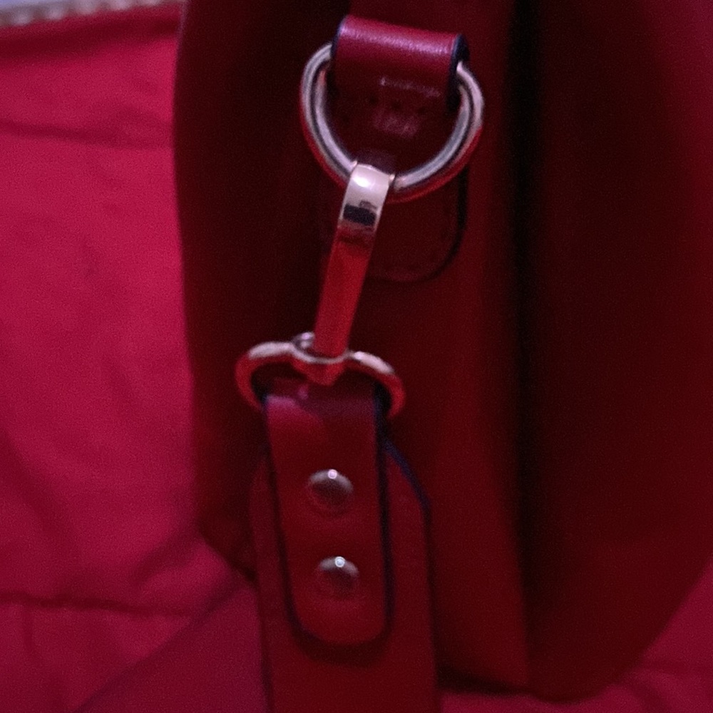 Prada red bag 3in long 3in deep - Picture 4 of 6